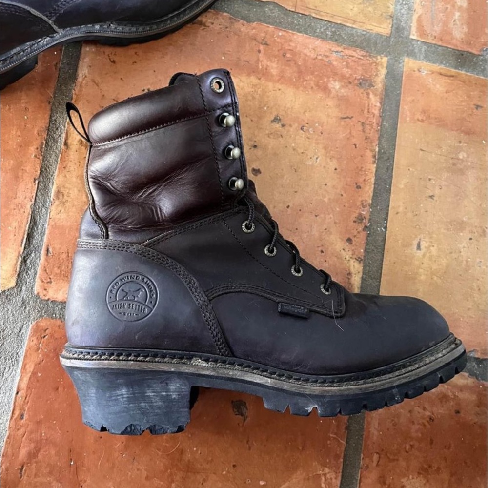 Red Wing Steel Toed boots Size 10